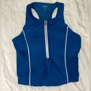 Zip-up Workout Tank